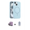 MARSİLYAN™- iPhone 15 Kılıf Yankı Form Serisi - Siyah Joko Magic 5D Cam + Raze Metal Kamera Lens - YL