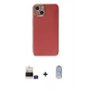 MARSİLYAN™- iPhone 15 Kılıf Yankı Serisi - Siyah Joko Magic 5D Cam + Bilvis Titan Kamera Lens - YL