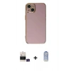 MARSİLYAN™- iPhone 15 Kılıf Yankı Serisi - Siyah Joko Magic 5D Cam + Bilvis Titan Kamera Lens - YL