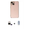 MARSİLYAN™- iPhone 15 Kılıf Yankı Serisi - Siyah Joko Magic 5D Cam + Bilvis Titan Kamera Lens - YL