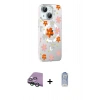 MARSİLYAN™- iPhone 15 Kılıf Yörünge Işık Prime - Siyah Joko Magic 5D Cam + Raze Metal Kamera Lens - YL