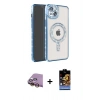 MARSİLYAN™- iPhone 15 Kılıf Zirve Doku Prime - Siyah Buffer Hayalet Cam Ekran Koruyucu + Raze Metal Kamera Lens - SI