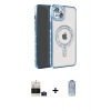 MARSİLYAN™- iPhone 15 Kılıf Zirve Doku Prime - Siyah Joko Magic 5D Cam + Bilvis Titan Kamera Lens - PE