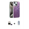 MARSİLYAN™- iPhone 15 Kılıf Zirve Modern Prime - Siyah Joko Magic 5D Cam + Bilvis Titan Kamera Lens - PE