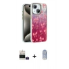MARSİLYAN™- iPhone 15 Kılıf Zirve Modern Prime - Siyah Joko Magic 5D Cam + Bilvis Titan Kamera Lens - PE