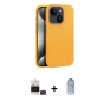 MARSİLYAN™- iPhone 15 Kılıf Zirve Modern Prime - Siyah Joko Magic 5D Cam + Bilvis Titan Kamera Lens - YL