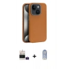 MARSİLYAN™- iPhone 15 Kılıf Zirve Modern Prime - Siyah Joko Magic 5D Cam + Bilvis Titan Kamera Lens - PE