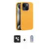 MARSİLYAN™- iPhone 15 Kılıf Zirve Modern Prime - Siyah Joko Magic 5D Cam + PVD Metal Kamera Lens - YL