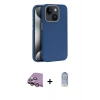 MARSİLYAN™- iPhone 15 Kılıf Zirve Modern Prime - Siyah Joko Magic 5D Cam + Raze Metal Kamera Lens - PE