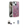 MARSİLYAN™- iPhone 15 Kılıf Zirve Modern Prime - Siyah Joko Magic 5D Cam + Bilvis Titan Kamera Lens - YL