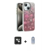 MARSİLYAN™- iPhone 15 Kılıf Zirve Modern Prime - Siyah Joko Magic 5D Cam + PVD Metal Kamera Lens - YL