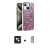 MARSİLYAN™- iPhone 15 Kılıf Zirve Modern Prime - Siyah Joko Magic 5D Cam + PVD Metal Kamera Lens - YL