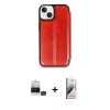 MARSİLYAN™- iPhone 15 Kılıf Zirve Yansıma Serisi - Siyah Bilvis 3D Mat Cam Ekran Koruyucu + Bilvis Titan Kamera Lens - YL