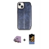 MARSİLYAN™- iPhone 15 Kılıf Zirve Yansıma Serisi - Siyah Buffer Hayalet Cam Ekran Koruyucu + Raze Metal Kamera Lens - SI