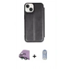 MARSİLYAN™- iPhone 15 Kılıf Zirve Yansıma Serisi - Siyah Joko Magic 5D Cam + Raze Metal Kamera Lens - YL