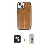 MARSİLYAN™- iPhone 15 Kılıf Zirve Yansıma Serisi - Siyah Polymer Nano Ekran Koruyucu + PVD Metal Kamera Lens - YL