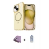 MARSİLYAN™- iPhone 15 Plus Kılıf Kıvılcım Form Prime - Siyah Joko Magic 5D Cam + Raze Metal Kamera Lens - PE
