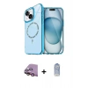 MARSİLYAN™- iPhone 15 Plus Kılıf Kıvılcım Form Prime - Siyah Joko Magic 5D Cam + Raze Metal Kamera Lens - PE