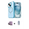 MARSİLYAN™- iPhone 15 Plus Kılıf Kıvılcım Form Prime - Siyah Joko Magic 5D Cam + Raze Metal Kamera Lens - SI