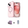 MARSİLYAN™- iPhone 15 Plus Kılıf Kıvılcım Form Prime - Siyah Joko Magic 5D Cam + Raze Metal Kamera Lens - SI