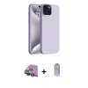MARSİLYAN™- iPhone 15 Plus Kılıf Kozmos Yansıma Özel Seri - Siyah Joko Magic 5D Cam + Raze Metal Kamera Lens - SI