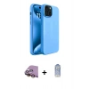 MARSİLYAN™- iPhone 15 Plus Kılıf Kozmos Yansıma Özel Seri - Siyah Joko Magic 5D Cam + Raze Metal Kamera Lens - SI
