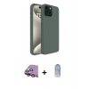 MARSİLYAN™- iPhone 15 Plus Kılıf Kozmos Yansıma Özel Seri - Siyah Joko Magic 5D Cam + Raze Metal Kamera Lens - PE