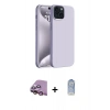 MARSİLYAN™- iPhone 15 Plus Kılıf Kozmos Yansıma Özel Seri - Siyah Joko Magic 5D Cam + Raze Metal Kamera Lens - PE