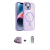 MARSİLYAN™- iPhone 15 Plus Kılıf Yadigar Asil Koleksiyonu - Siyah Joko Magic 5D Cam + Raze Metal Kamera Lens - SI