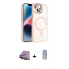 MARSİLYAN™- iPhone 15 Plus Kılıf Yadigar Asil Koleksiyonu - Siyah Joko Magic 5D Cam + Raze Metal Kamera Lens - SI