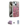MARSİLYAN™- iPhone 15 Plus Kılıf Zirve Modern Prime - Siyah Joko Magic 5D Cam + Sarı Raze Metal Kamera Lens