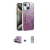 MARSİLYAN™- iPhone 15 Plus Kılıf Zirve Modern Prime - Siyah Joko Magic 5D Cam + Raze Metal Kamera Lens - YL