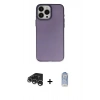 MARSİLYAN™- iPhone 15 Pro Kılıf Ahenk Çizgi Prime - Siyah Joko Magic 5D Cam + Raze Metal Kamera Lens - GS