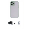 MARSİLYAN™- iPhone 15 Pro Kılıf Ahenk Çizgi Serisi - Siyah Bilvis 0.18mm Plus Cam Ekran Koruyucu + Raze Metal Kamera Lens - LT