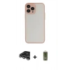 MARSİLYAN™- iPhone 15 Pro Kılıf Ahenk Çizgi Serisi - Siyah Joko Magic 5D Hayalet Cam + Raze Metal Kamera Lens - GS
