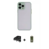 MARSİLYAN™- iPhone 15 Pro Kılıf Ahenk Çizgi Serisi - Siyah Joko Magic 5D Hayalet Cam + Raze Metal Kamera Lens - GS