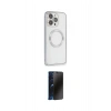 MARSİLYAN™- iPhone 15 Pro Kılıf Ahenk Işık Serisi - Siyah 3D Antistatik Hayalet Cam Ekran Koruyucu