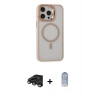 MARSİLYAN™- iPhone 15 Pro Kılıf Ahenk Klasik Özel Seri - Siyah Joko Magic 5D Cam + Raze Metal Kamera Lens - TMGI