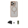 MARSİLYAN™- iPhone 15 Pro Kılıf Ahenk Klasik Özel Seri - Siyah Joko Magic 5D Hayalet Cam + Siyah Raze Metal Kamera Lens
