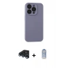 MARSİLYAN™- iPhone 15 Pro Kılıf Ahenk Serisi - Siyah Joko Magic 5D Cam + Raze Metal Kamera Lens - LT