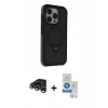 MARSİLYAN™- iPhone 15 Pro Kılıf Ahenk Yansıma Özel Seri - Şeffaf Royal Nano Ekran Koruyucu + Raze Metal Kamera Lens - GS