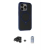 MARSİLYAN™- iPhone 15 Pro Kılıf Ahenk Yansıma Özel Seri - Siyah Joko Magic 5D Cam + Raze Metal Kamera Lens - GS