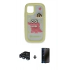 MARSİLYAN™- iPhone 15 Pro Kılıf Akış Yansıma - Siyah 3D Antistatik Hayalet Cam Ekran Koruyucu + Raze Metal Kamera Lens - LT