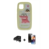 MARSİLYAN™- iPhone 15 Pro Kılıf Akış Yansıma - Siyah 3D Antistatik Mat Seramik Nano Ekran Koruyucu + Raze Metal Kamera Lens - GS