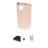 MARSİLYAN™- iPhone 15 Pro Kılıf Akış Yansıma - Siyah Bilvis 0.18mm Plus Cam Ekran Koruyucu + Raze Metal Kamera Lens - TMGI