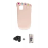MARSİLYAN™- iPhone 15 Pro Kılıf Akış Yansıma - Siyah Bilvis 3D Cam Ekran Koruyucu + Raze Metal Kamera Lens - TMGI