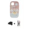 MARSİLYAN™- iPhone 15 Pro Kılıf Akış Yansıma - Siyah Bilvis 3D Cam Ekran Koruyucu + Raze Metal Kamera Lens - TMGI