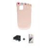 MARSİLYAN™- iPhone 15 Pro Kılıf Akış Yansıma - Siyah Bilvis 3D Mat Cam Ekran Koruyucu + Raze Metal Kamera Lens - LT