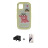 MARSİLYAN™- iPhone 15 Pro Kılıf Akış Yansıma - Siyah Bilvis 3D Mat Cam Ekran Koruyucu + Raze Metal Kamera Lens - SH