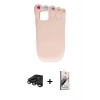 MARSİLYAN™- iPhone 15 Pro Kılıf Akış Yansıma - Siyah Bilvis 3D Mat Cam Ekran Koruyucu + Raze Metal Kamera Lens - TMGI